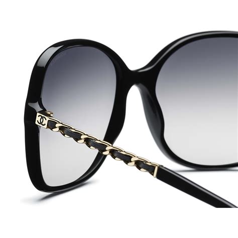 CHANEL Sunglasses: Square Sunglasses, acetate & lambskin 